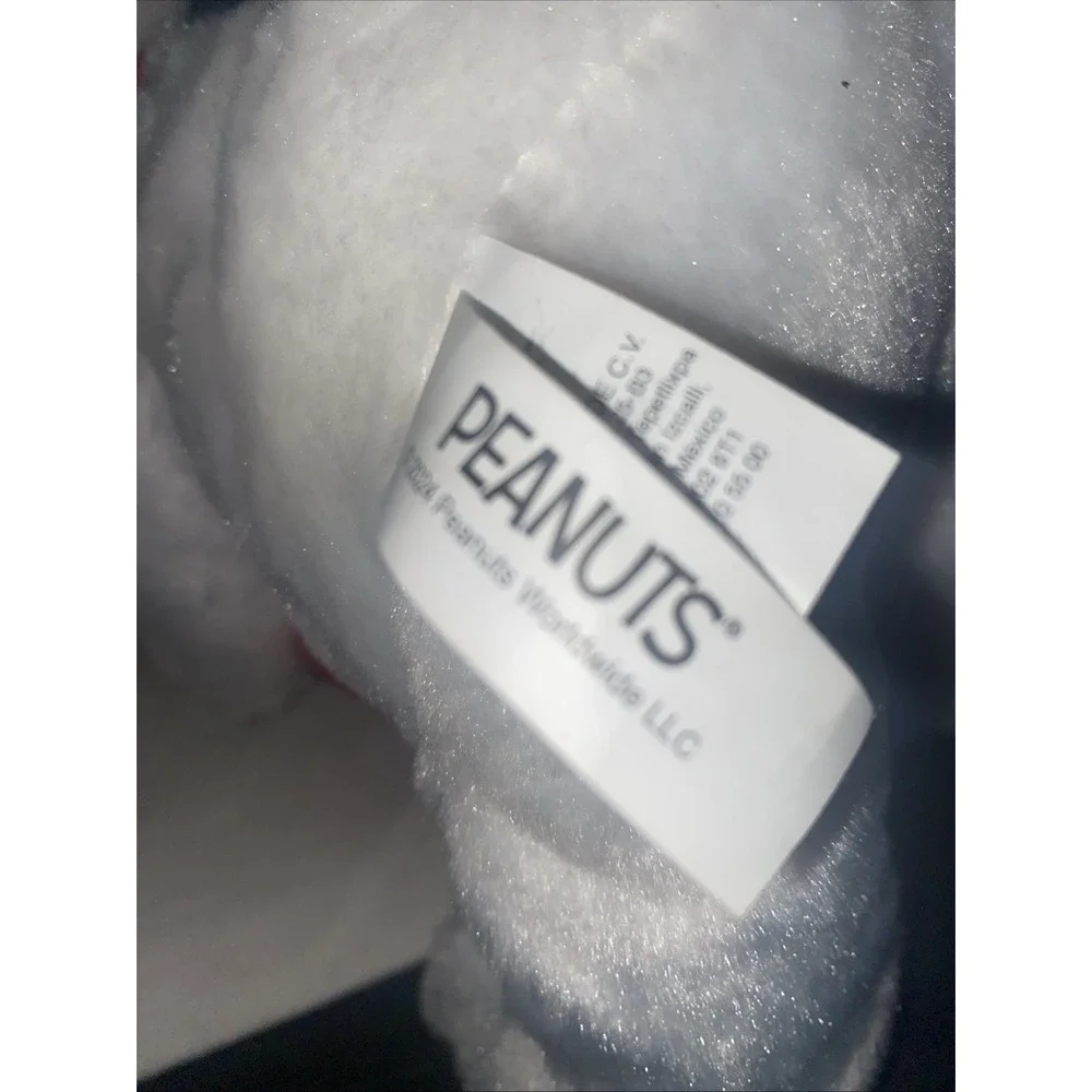Sitting Snoopy with Heart Plush And‎ Heart Print Ears 12 Inch  Valentine